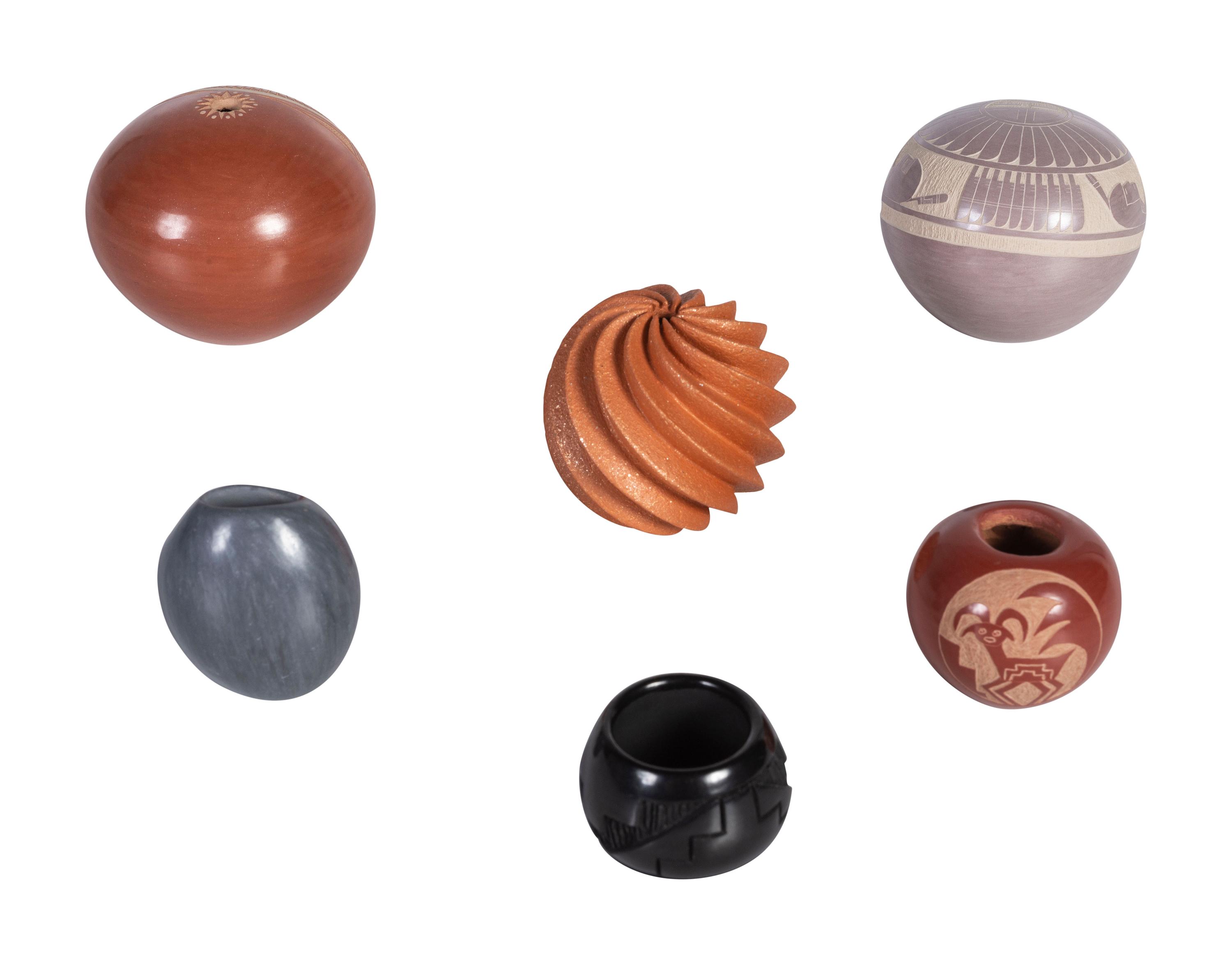 Assortment of Pottery Seed Jars