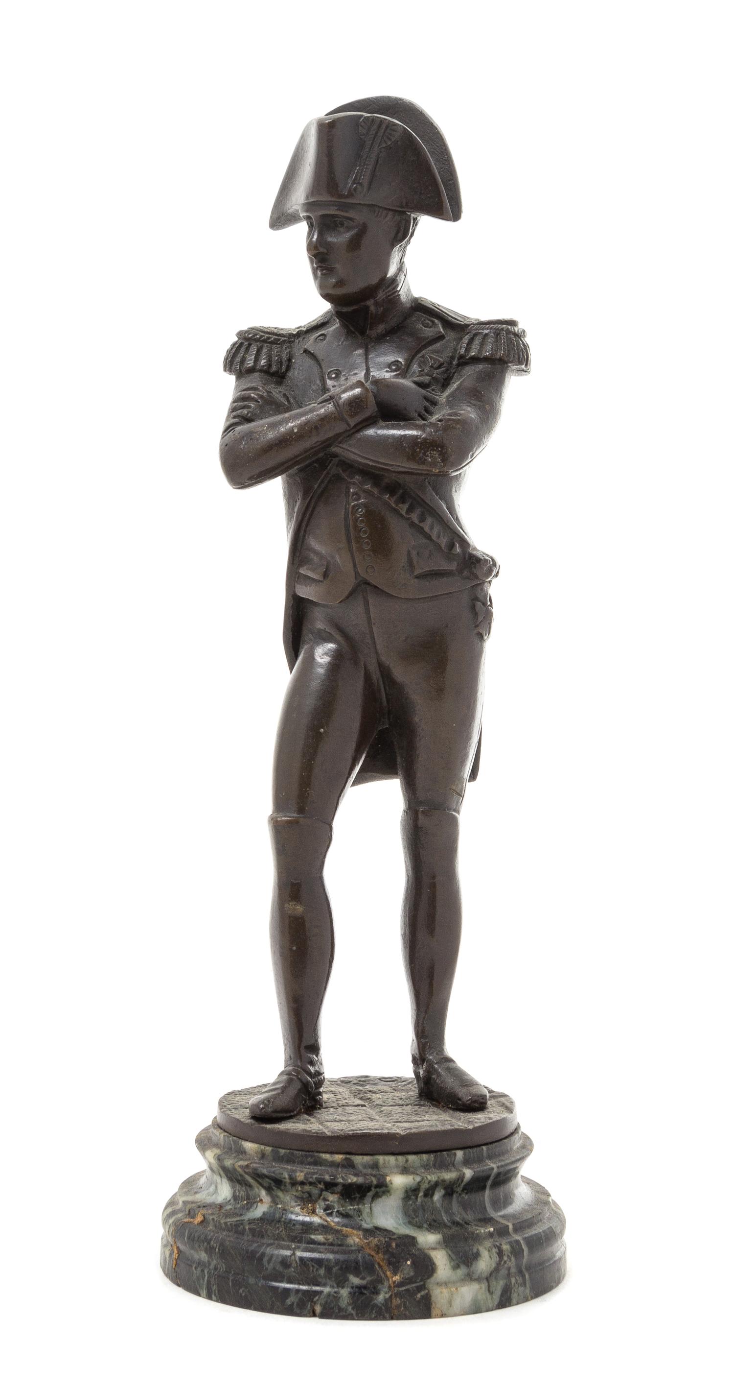 A Continental Bronze Figure Height 9 3/4 inches.