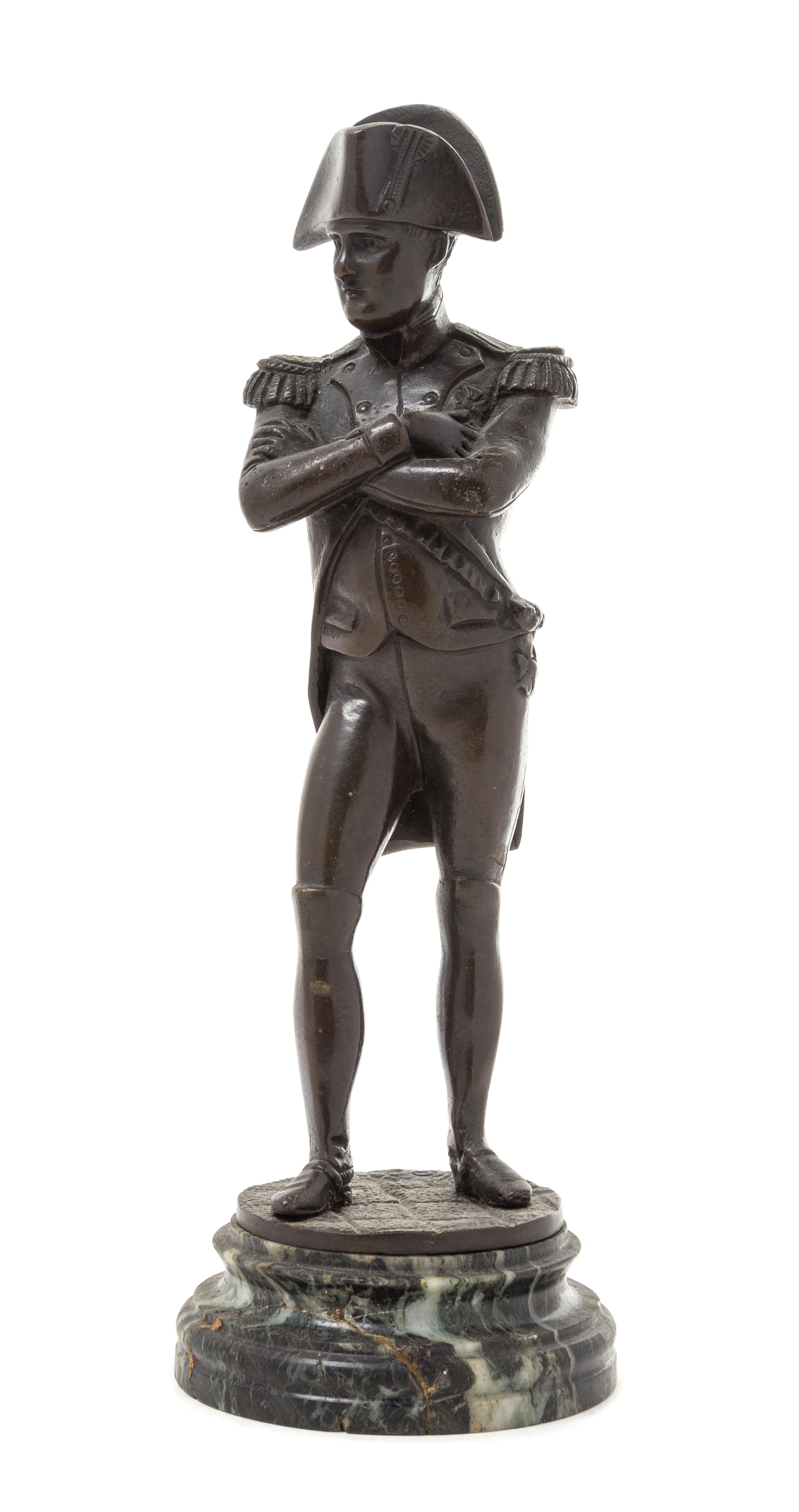 A Continental Bronze Figure Height 9 3/4 inches.