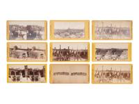 [CIVIL WAR]. 32 stereoviews of Charleston and Ft. Sumpter, many including artillery.