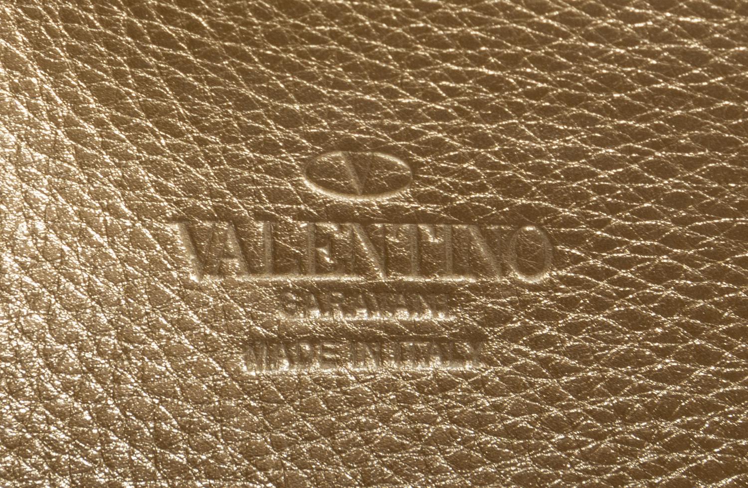 Valentino Rockstud Gold Leather Bag, 2017