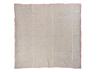 A Harvest Sun Pattern Pieced Cotton Quilt