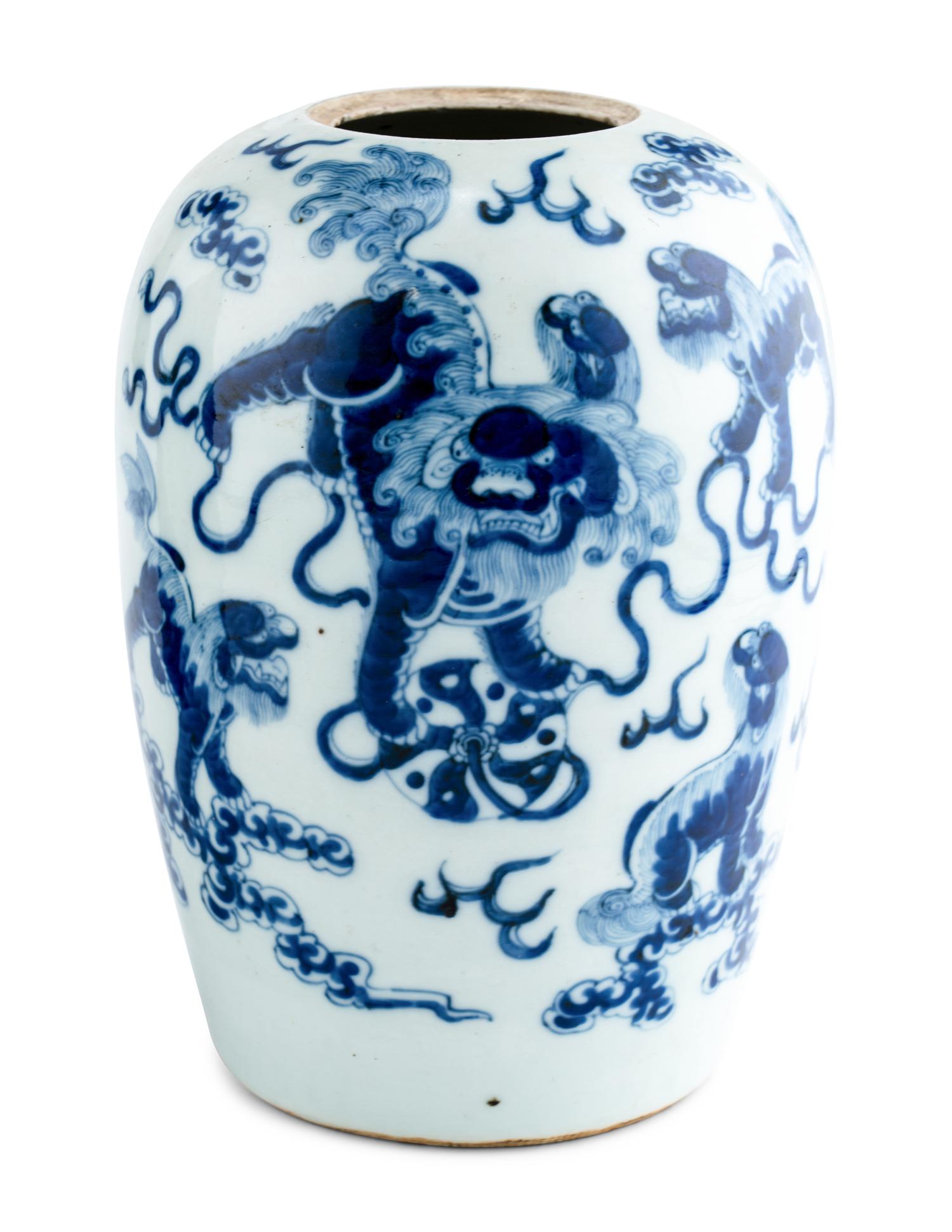Two Chinese Blue and White Porcelain Wares