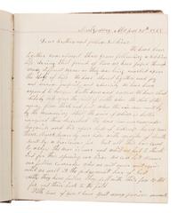 [CIVIL WAR]. Immediate post-war journal containing entries from 30+ soldiers of the 117th Illinois Infantry.