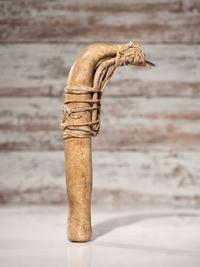 Plains Elk Horn Hide Flesher, with Tally Marks