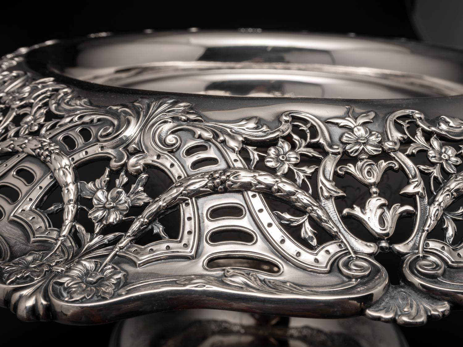 An American Silver Center Bowl