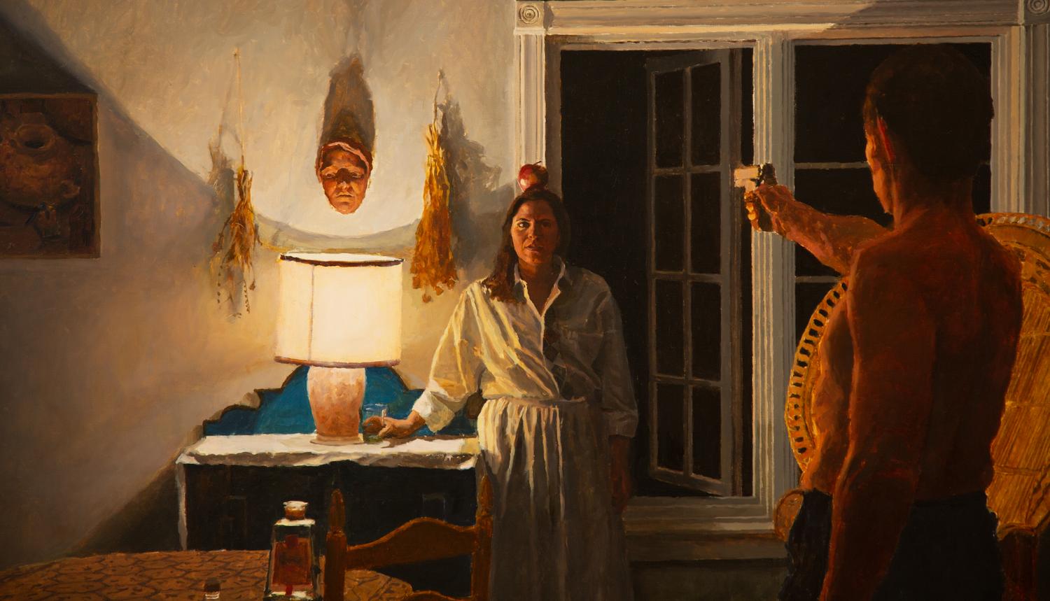 Untitled 'Interior Scene with Figures' , 1993-94