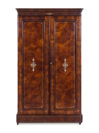 A Scottish Grain-Painted Gentleman's Wardrobe Cabinet