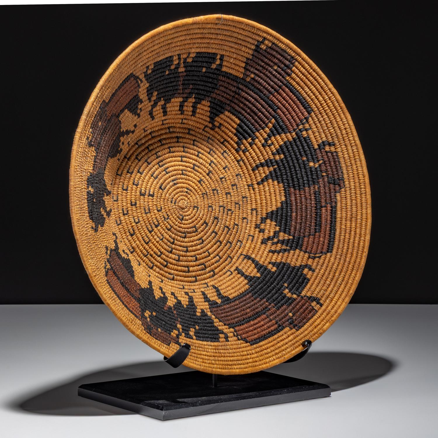 Basket, with Buffalo