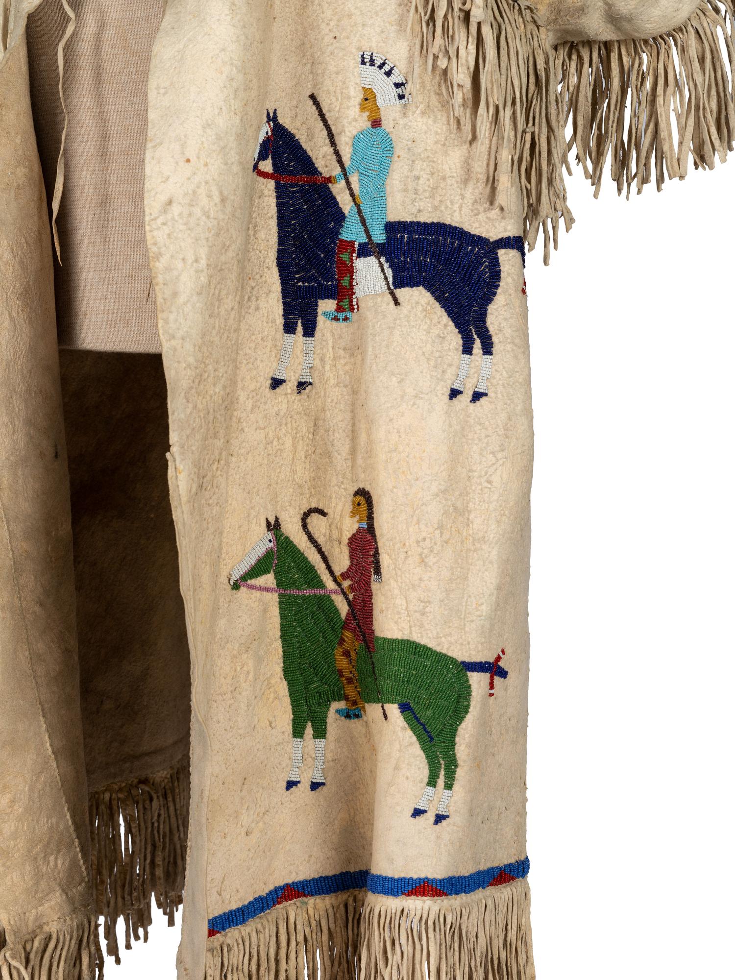 Sioux Pictorial Beaded Hide Jacket