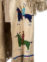 Sioux Pictorial Beaded Hide Jacket