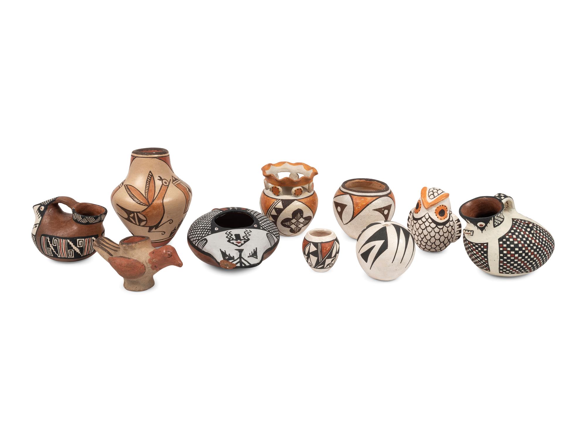 Group of Miniature Pueblo Pottery