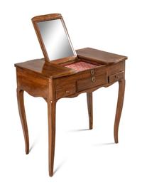 A Louis XV Provincial Walnut Dressing Table