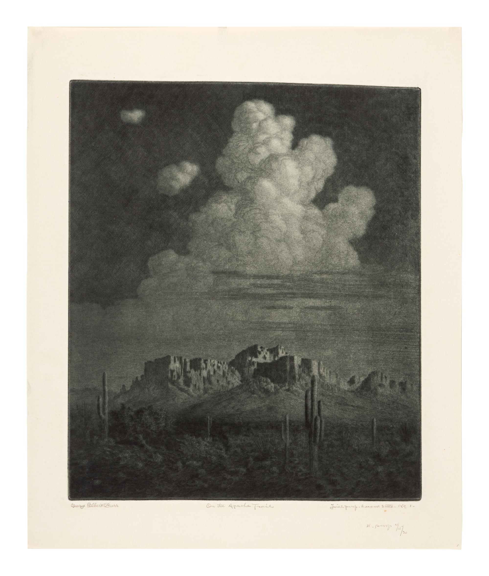 Two Works: On the Apache Trail and Evening - Navajo Country - Arizona
