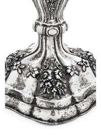 A Pair of Austrian Silver Candlesticks