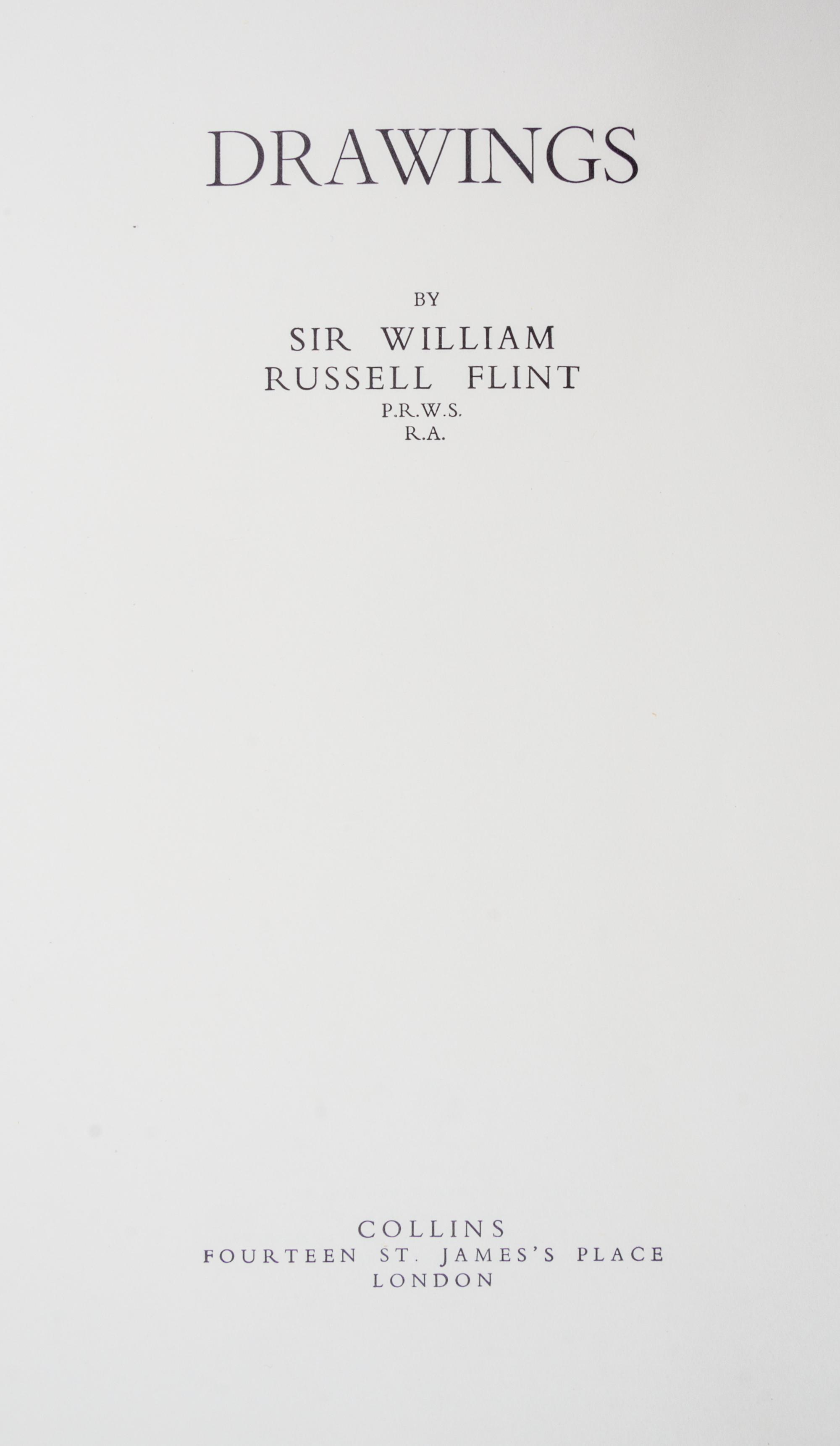 FLINT, WILLIAM RUSSELL Drawings. London, 1950.
