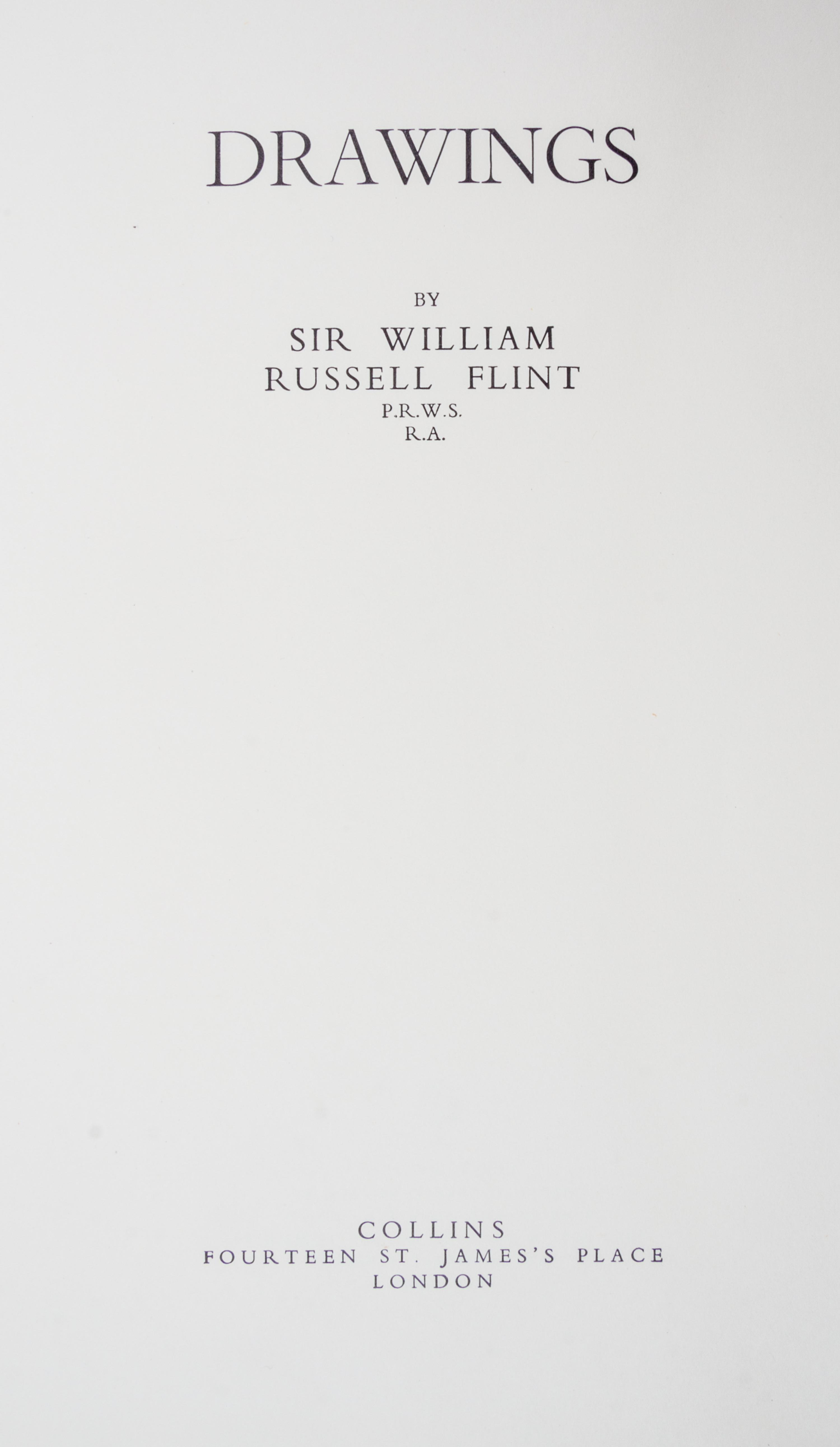 FLINT, WILLIAM RUSSELL Drawings. London, 1950.