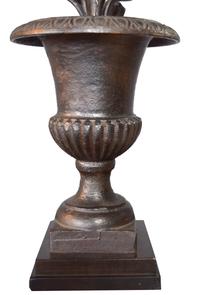 A Cast Iron Table Lamp by Jose Thenee 24" W x 24" D x 44" H — Argentina, Circa 1930