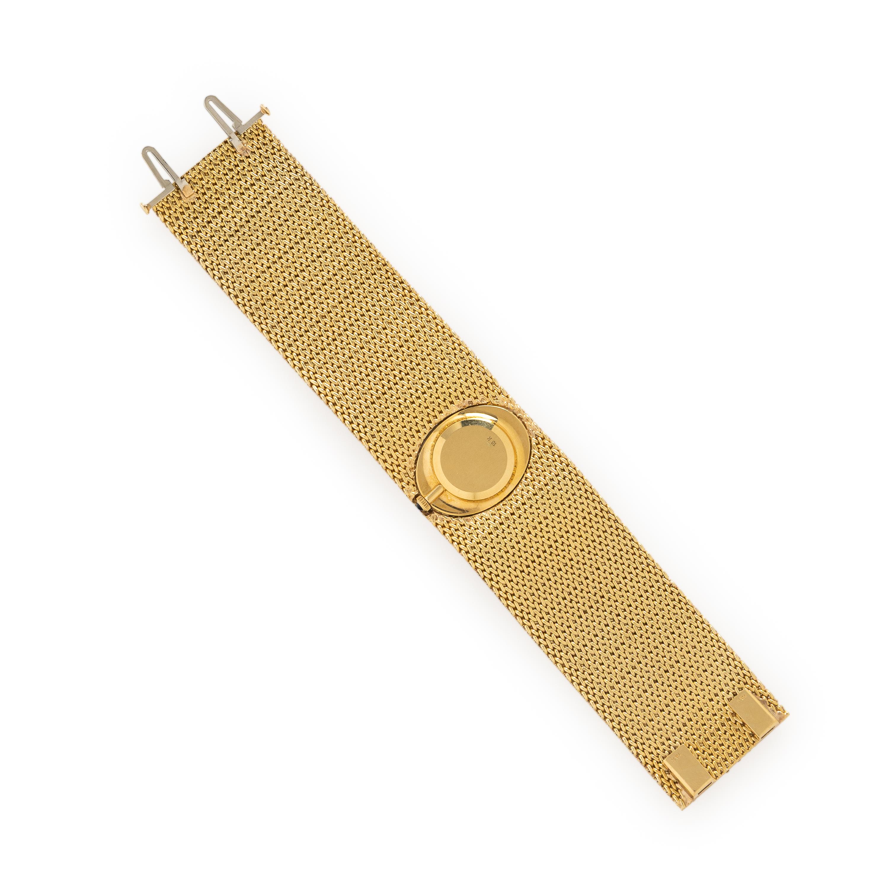 Ebel, 18K Yellow Gold, Diamond, and Lapis Lazuli Watch
