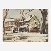 Earl Horter (American, 1881–1940) Pennsylvania Farm House