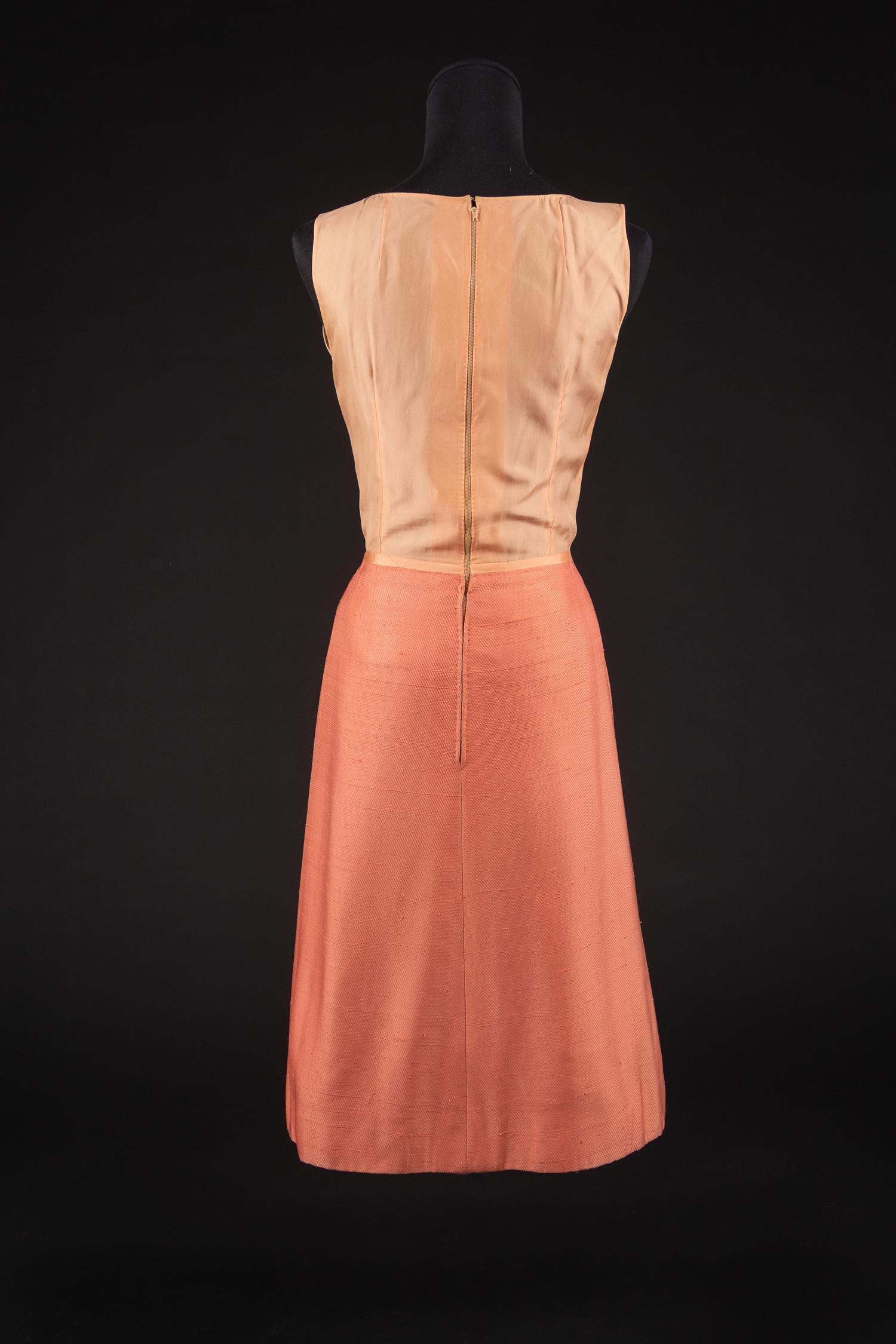 Christian Dior by Marc Bohan Haute Couture Ensemble, Spring-Summer 1961 — Worn by de Havilland in the photograph on the cover of her 1961 book 'Every Frenchman Has One' and for the press reception in March of 1961 in Atlanta for the special showing of "Gone with the Wind" in honor of the Centennial of the Commencement of the Civil War.