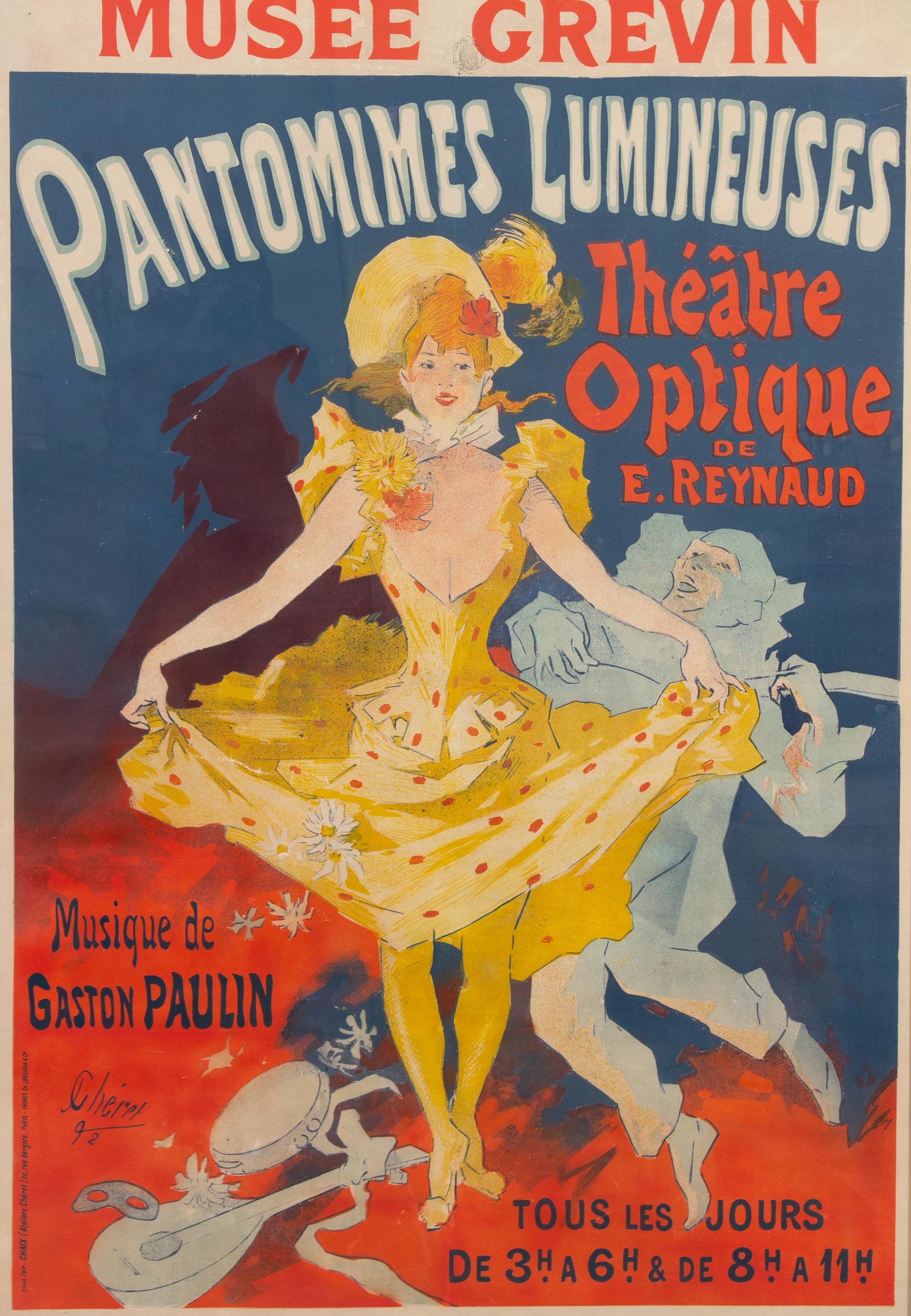 Jules Cheret, (French, 1836-1932), Musee Grevin, Pantomimes Lumineuses, 1892
