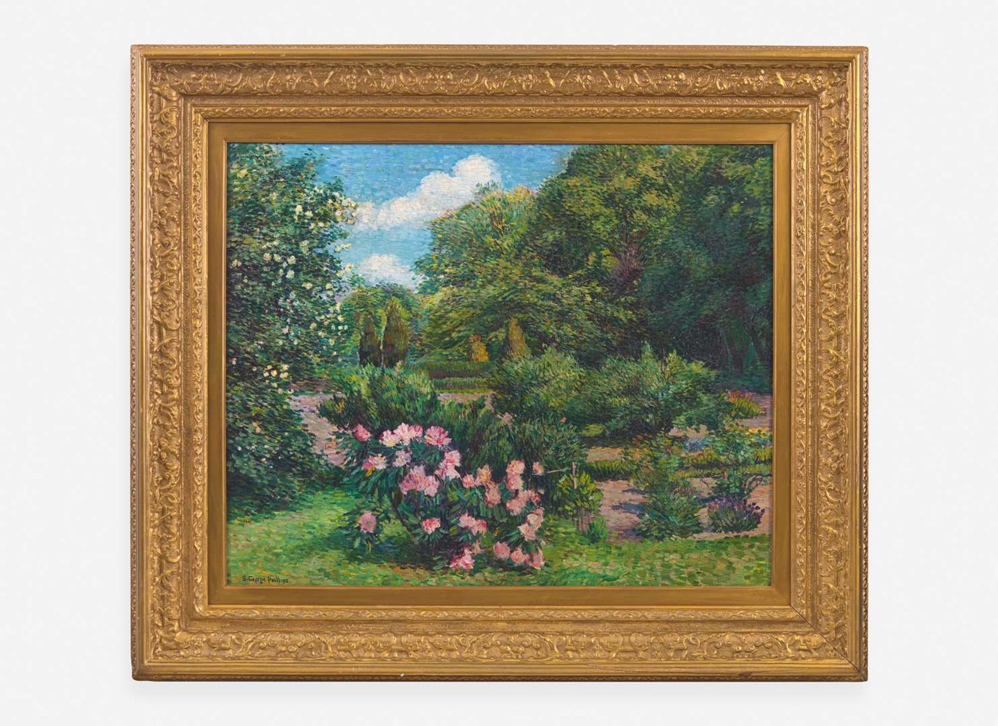Samuel George Phillips (American, 1890-1965) - Garden Scene