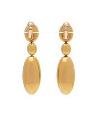 NANIS, YELLOW GOLD EARCLIPS