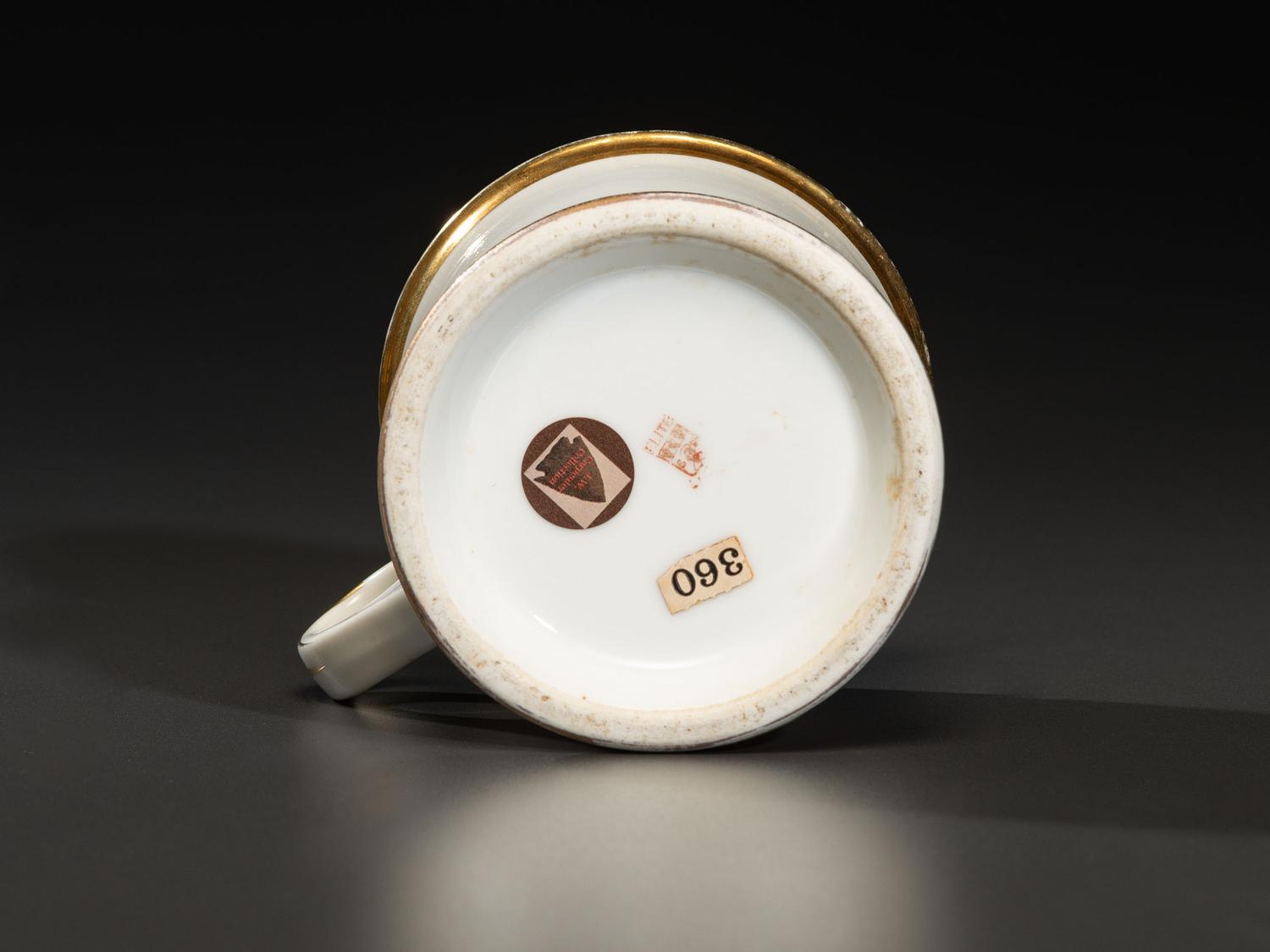 A Cigar Roller's Porcelain Occupational Shaving Mug