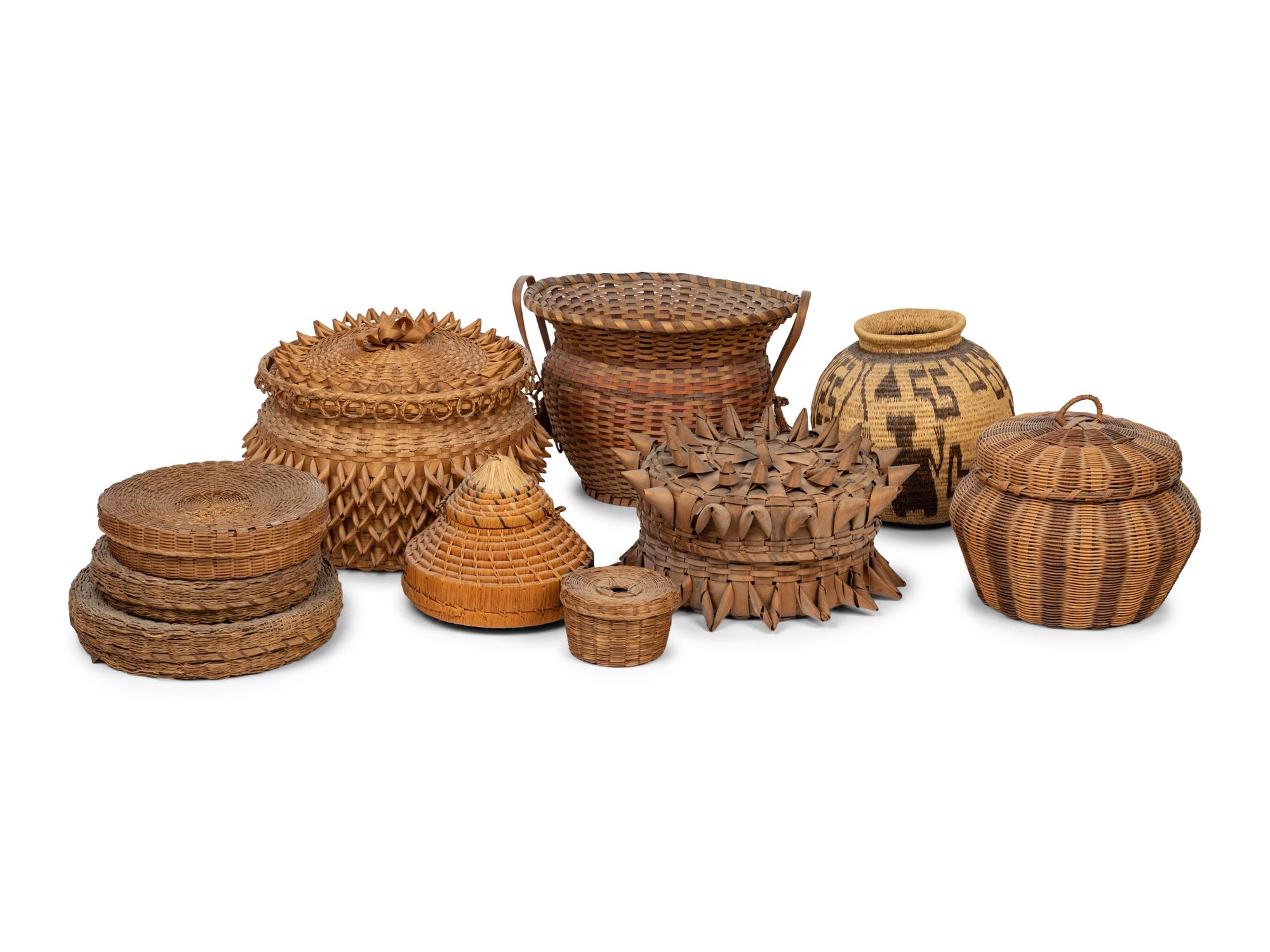 Ten Woven Baskets