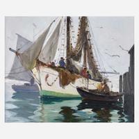 Anthony Thieme (American, 1888–1954) White Boat