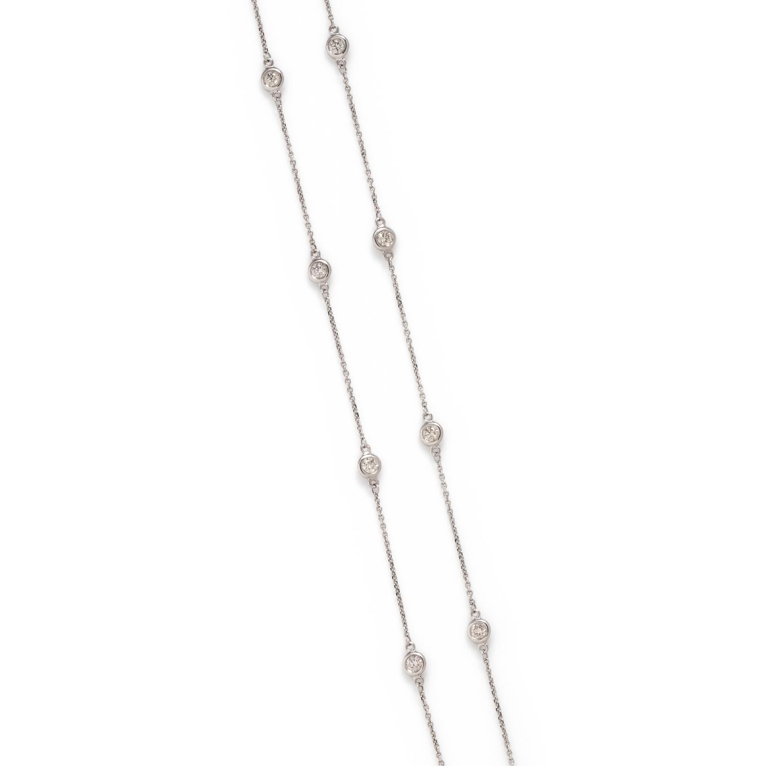 DIAMOND STATION NECKLACE