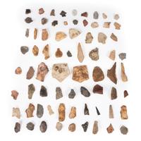 A Group of Worked Flint and Points