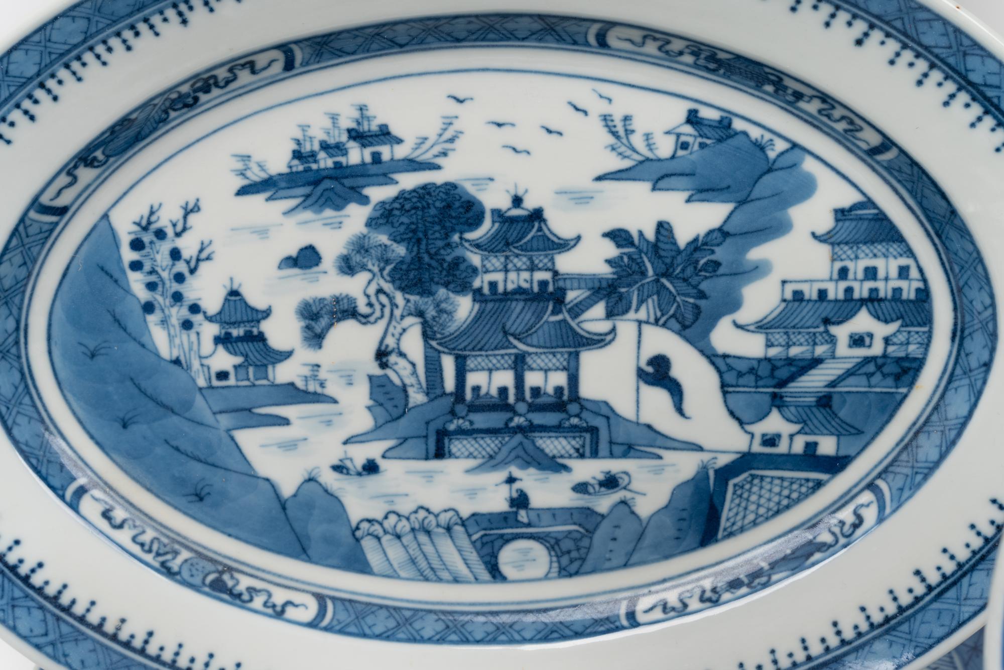A Collection of Chinese Export Blue and White Porcelain