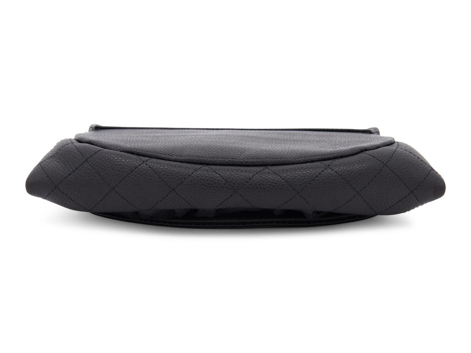 Chanel Embossed Caviar Leather Flap Bag, 2010-11