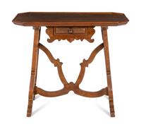An Italian Baroque Style Walnut Table