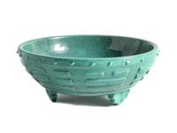 A Chinese Green Glazed Porcelain Censer