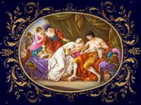 A Vienna Porcelain Tray
