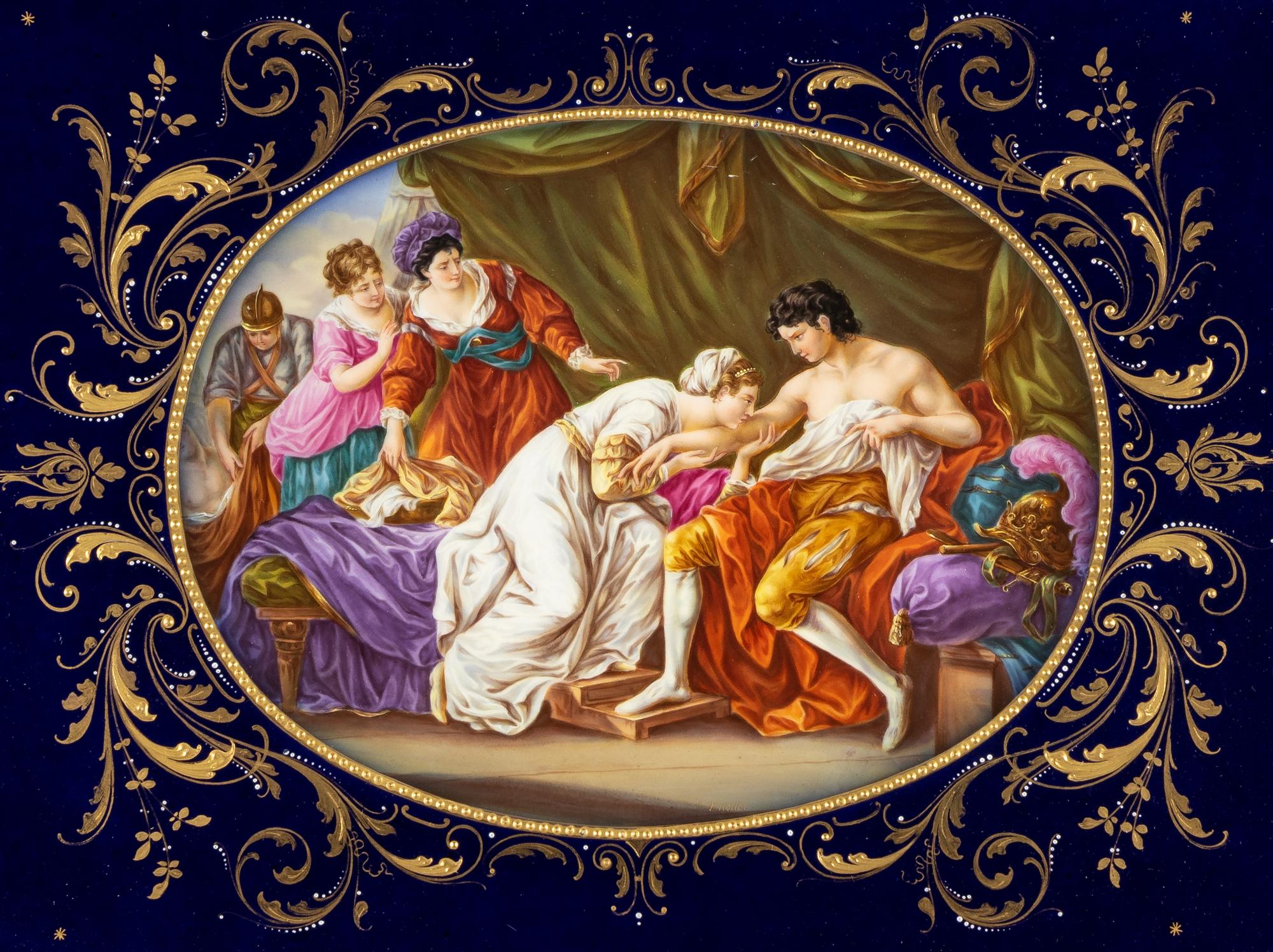 A Vienna Porcelain Tray