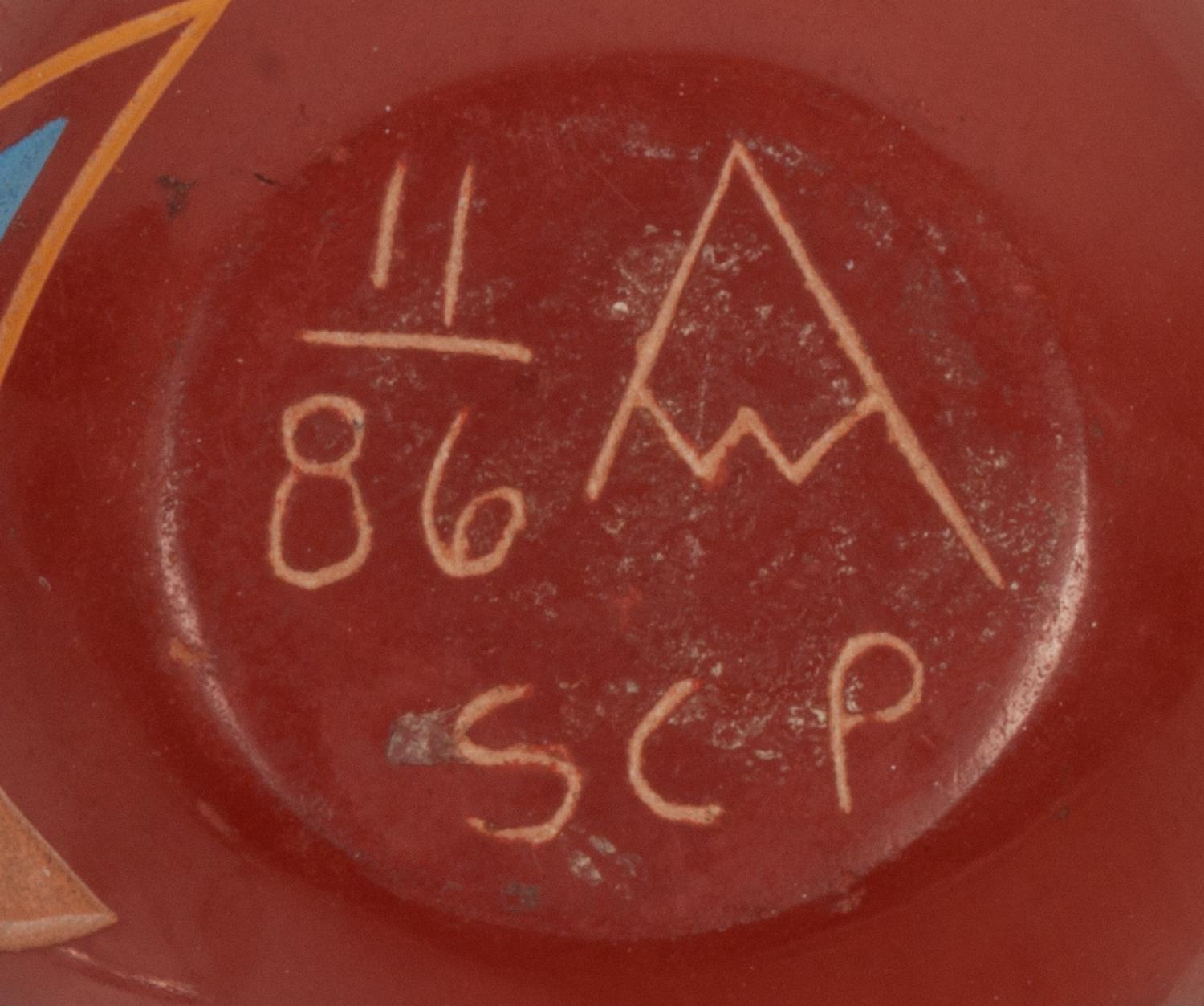 Polychrome Sgraffito Seed Jars