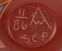 Polychrome Sgraffito Seed Jars