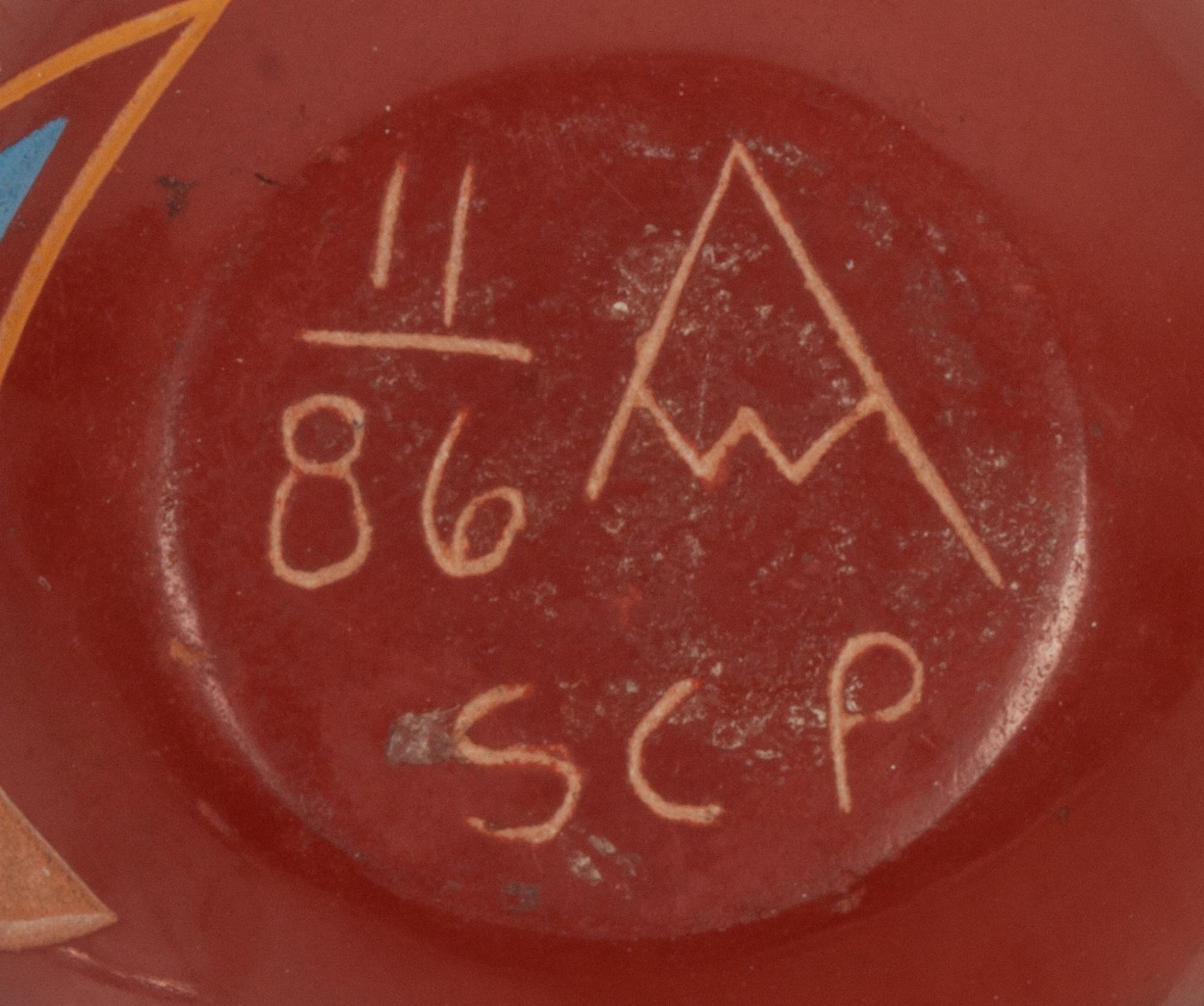 Polychrome Sgraffito Seed Jars