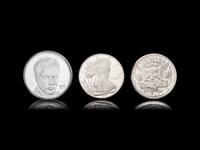 [PRIVATE ISSUE] A Large Collection of 1-Pound and 1/2-Pound Silver Rounds