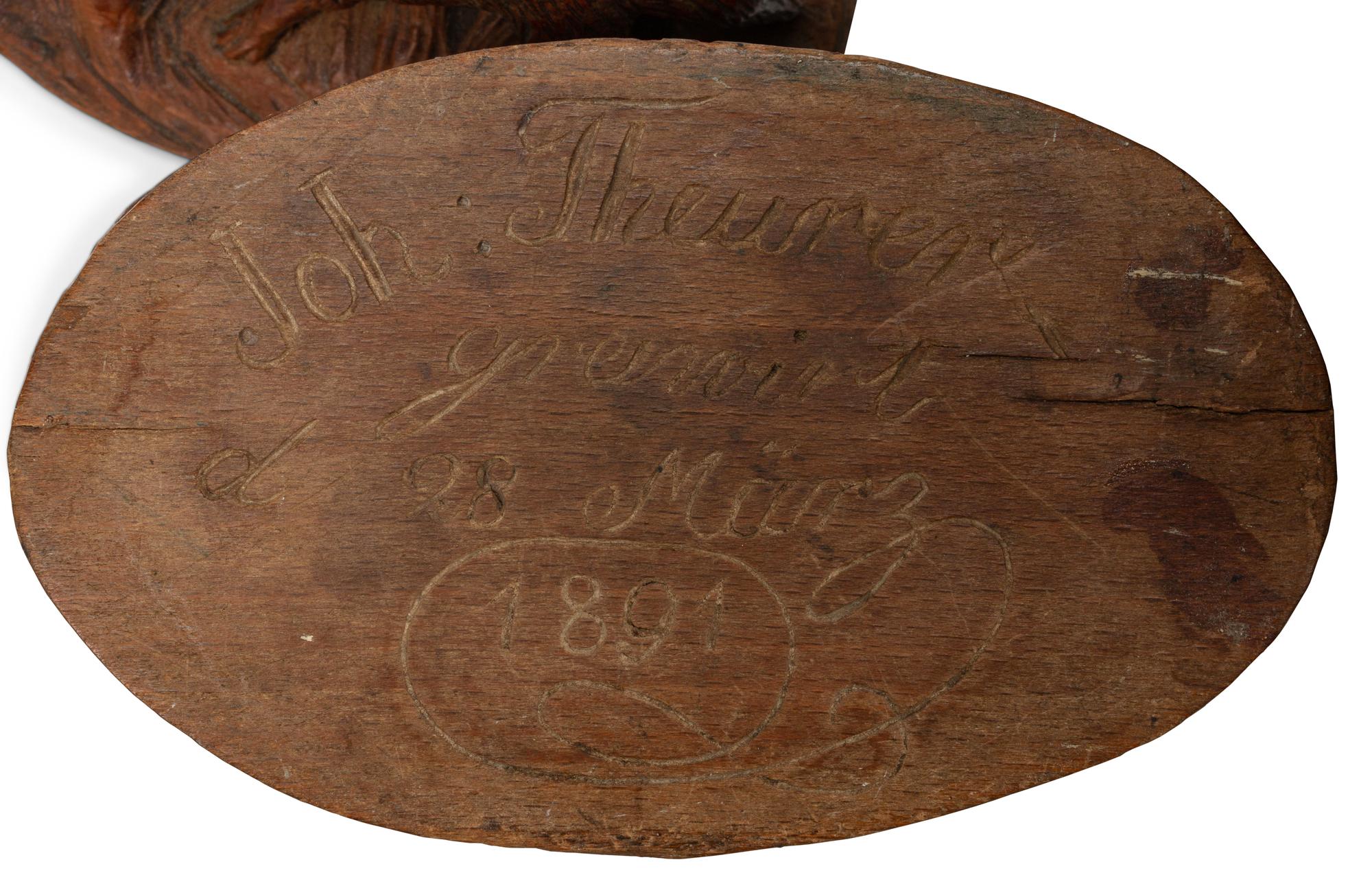 Six Continental Carved Wood Boxes