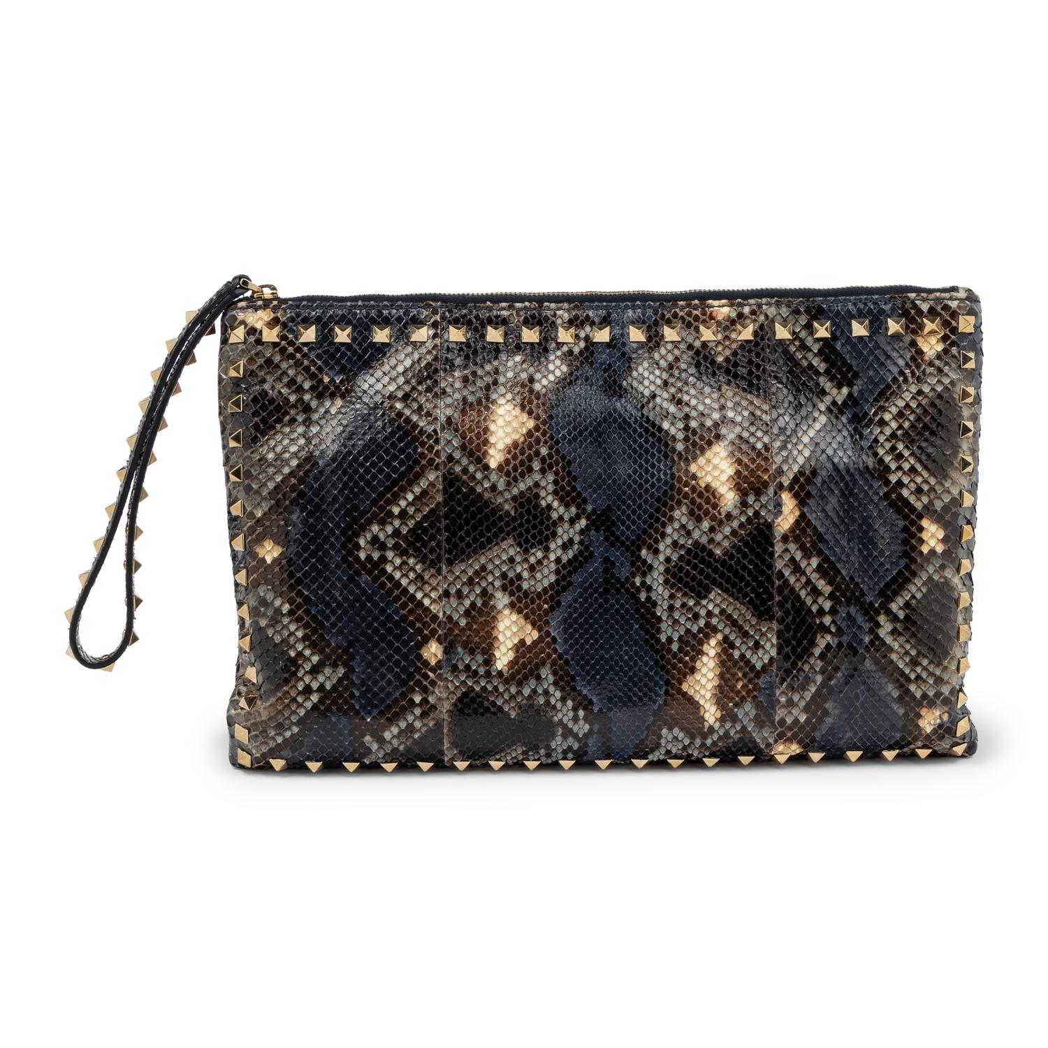 NANCY GONZALEZ & VALENTINO, THREE EXOTIC SKIN BAGS