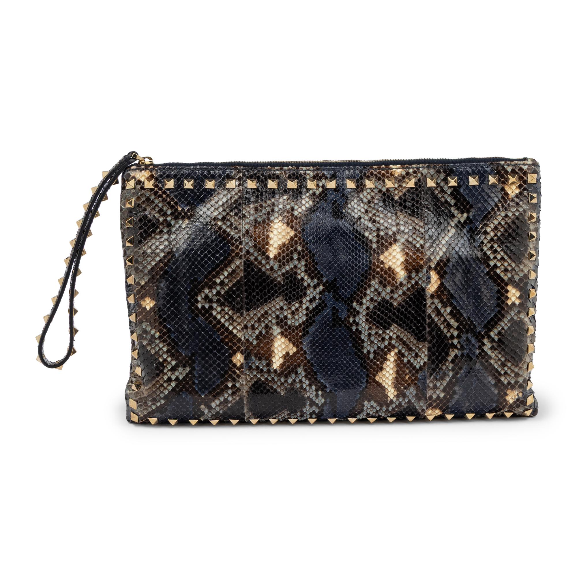 NANCY GONZALEZ & VALENTINO, THREE EXOTIC SKIN BAGS