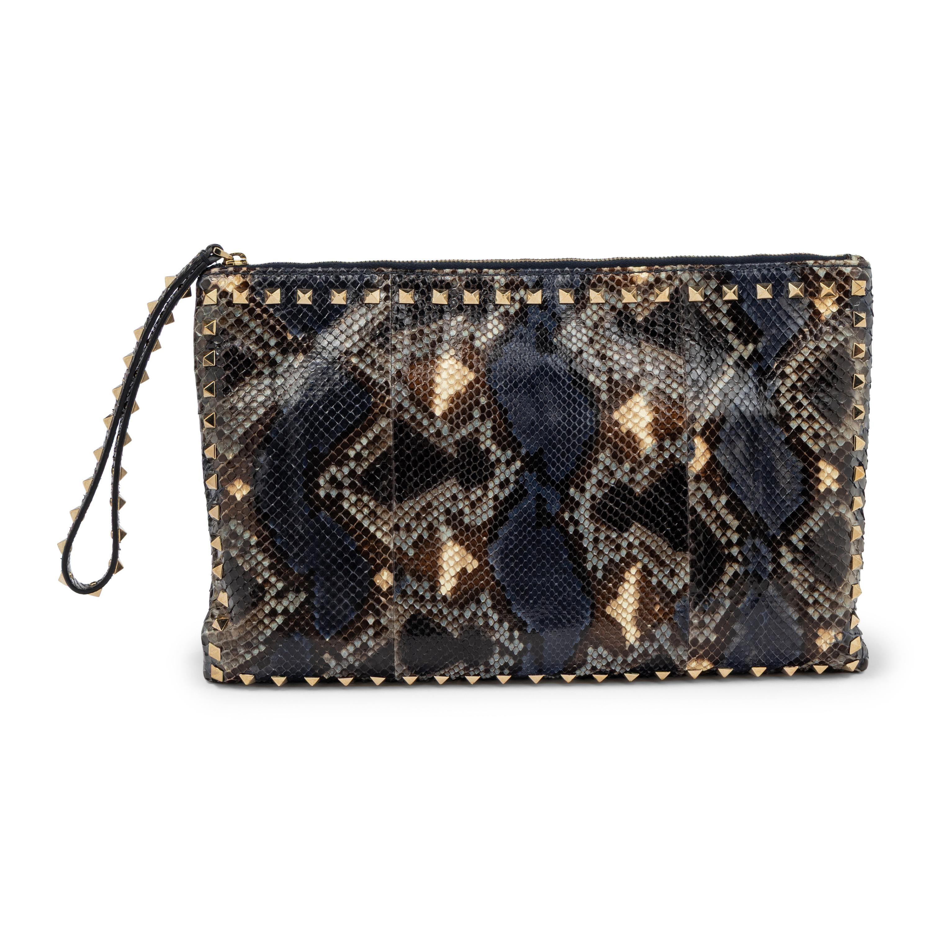 NANCY GONZALEZ & VALENTINO, THREE EXOTIC SKIN BAGS