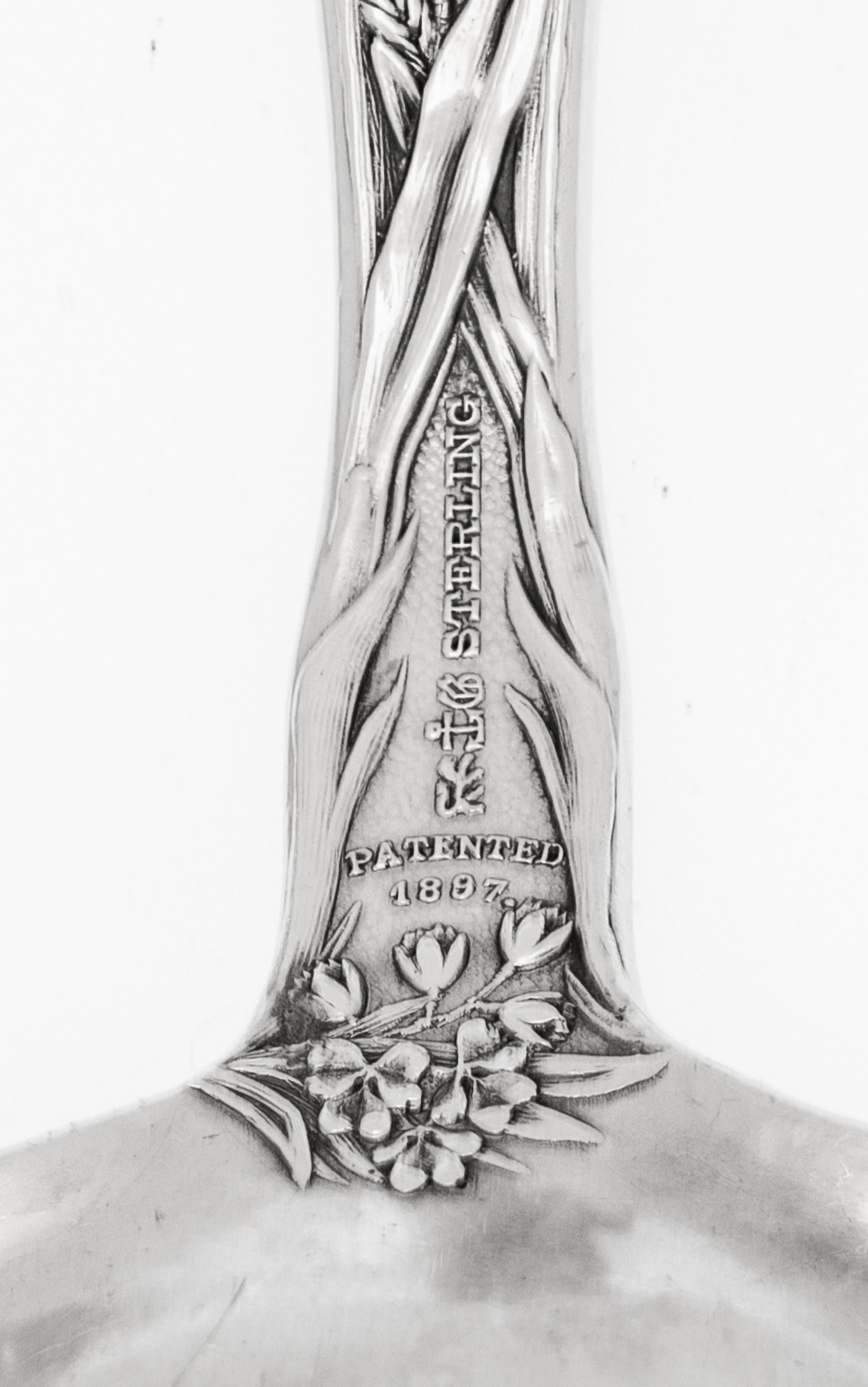 A Large Collection of American Silver Flatware Articles