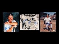 A Large Group of Signed Autograph New York Yankees Items (Including Reggie Jackson and Jim Catfish Hunter),