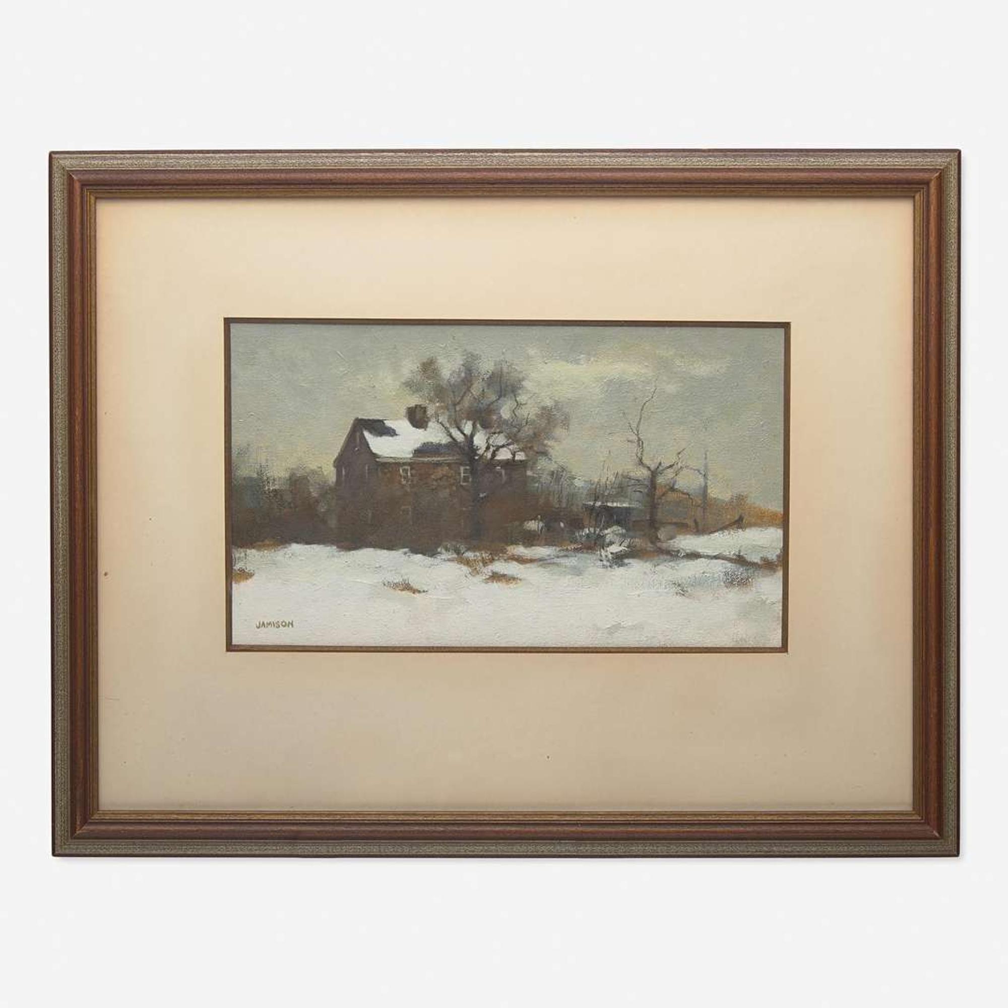 Philip Jamison (American, 1925-2021) House in Winter; together with a companion